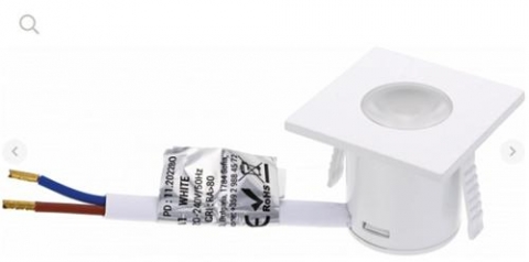 3299 LED ROZETNA KOCKA BELA 1W AC220-240V 60LM 3000K